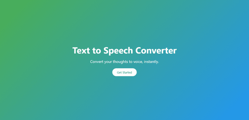Text to Speech